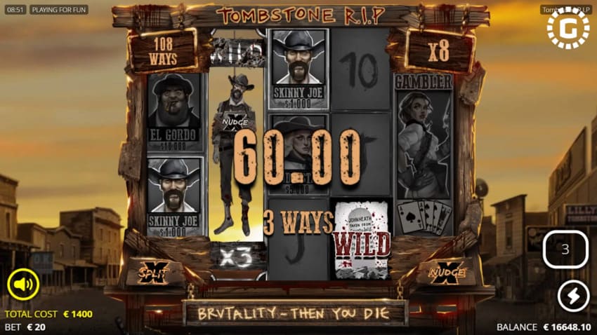 Tombstone RIP - Hang ‘Em High Free Spins