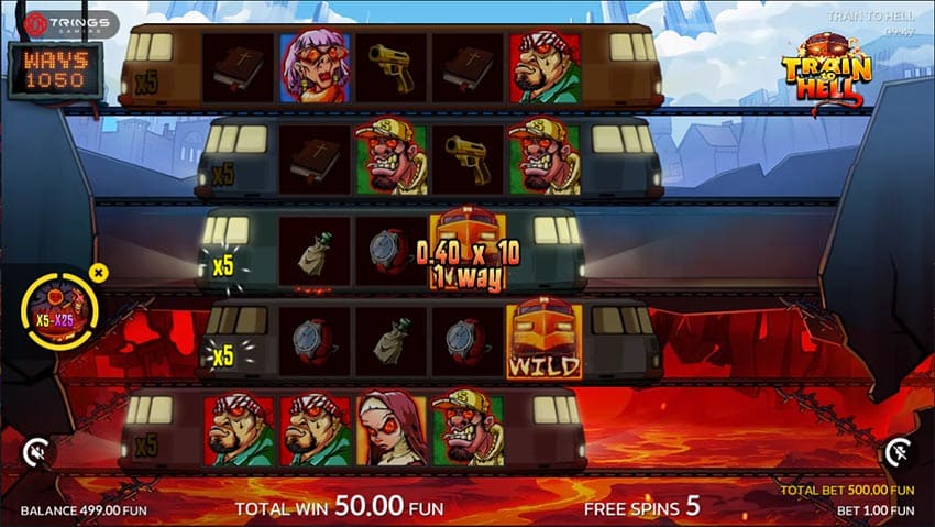 Train To Hell - Free Spins Bonus