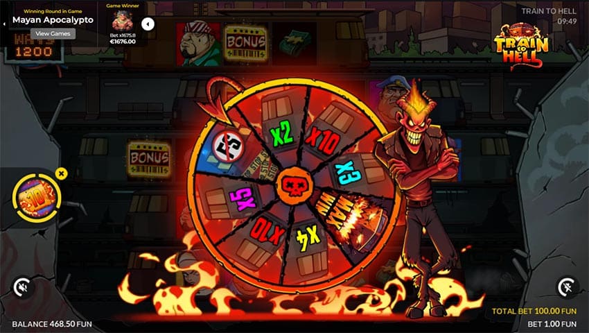 Train To Hell - Bonus Gamble Feature