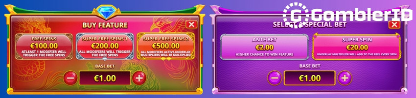 Triple Pot Diamond Slot - Buy Bonus & Ante Bet Feature