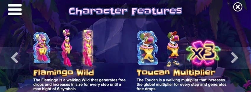 Flamingo Wild & Toucan Multiplier - Tropicool 4 Slot