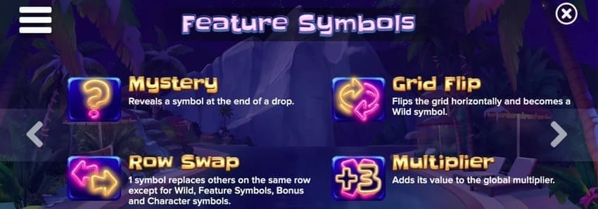 Feature Symbols - Tropicool 4 Slot