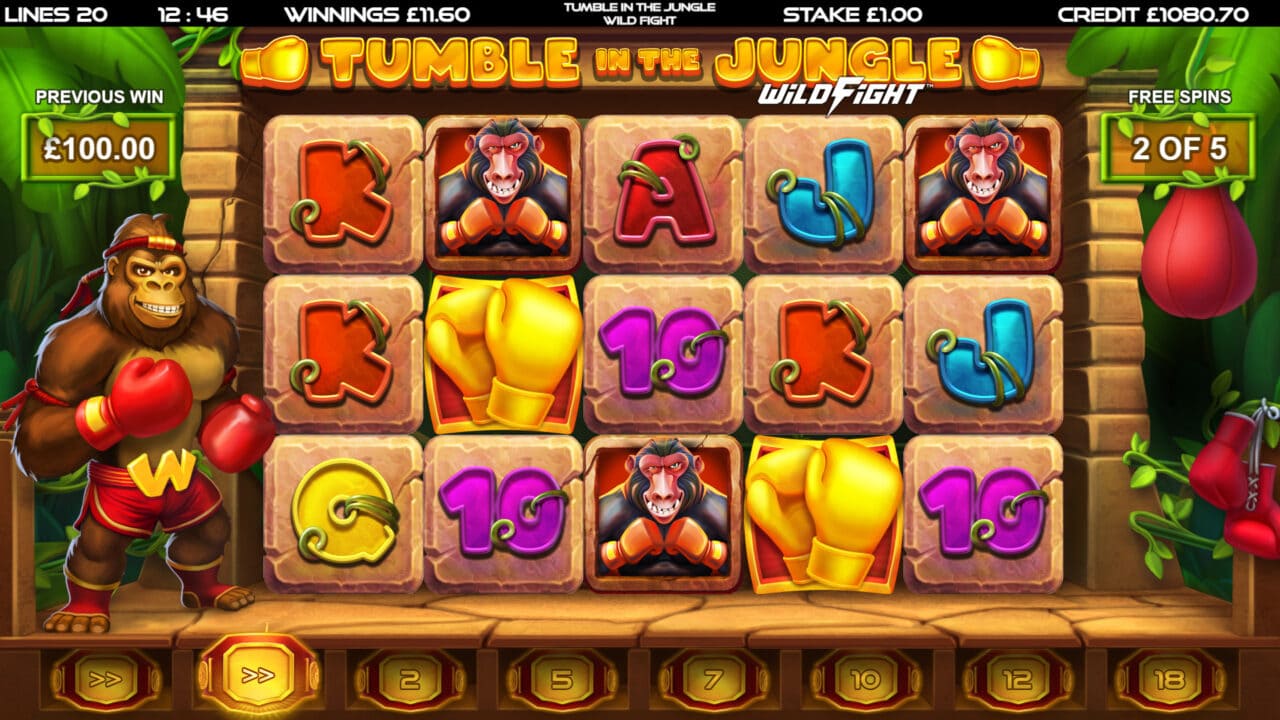 Tumble in the Jungle Wild Hunt - Free Spins 