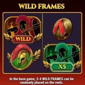 Undefeated Xerxes Slot - Wild Frames Feature
