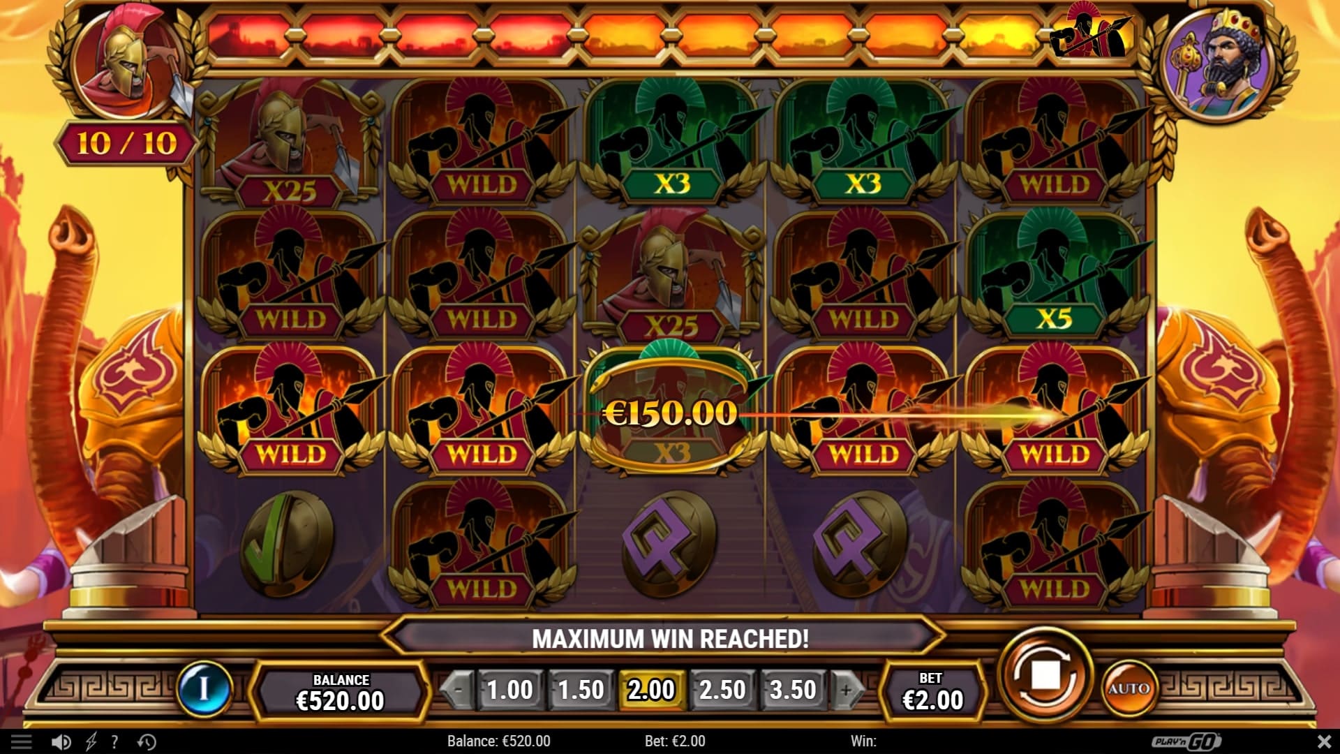 Undefeated Xerxes Slot - Max Win