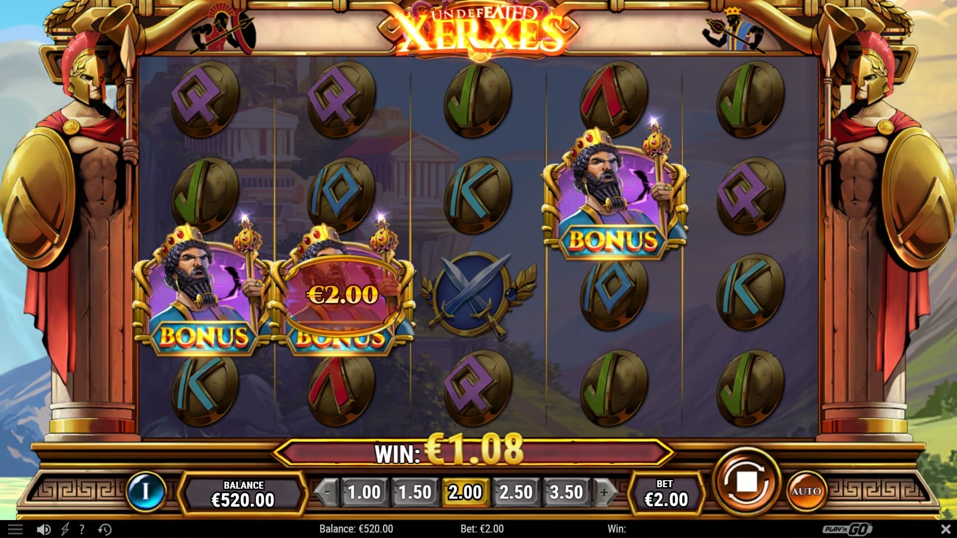 Undefeated Xerxes Slot - Scatter Symbol