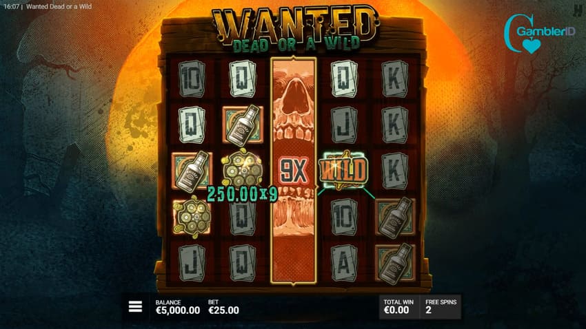 Wanted Dead or a Wild - VS symbols