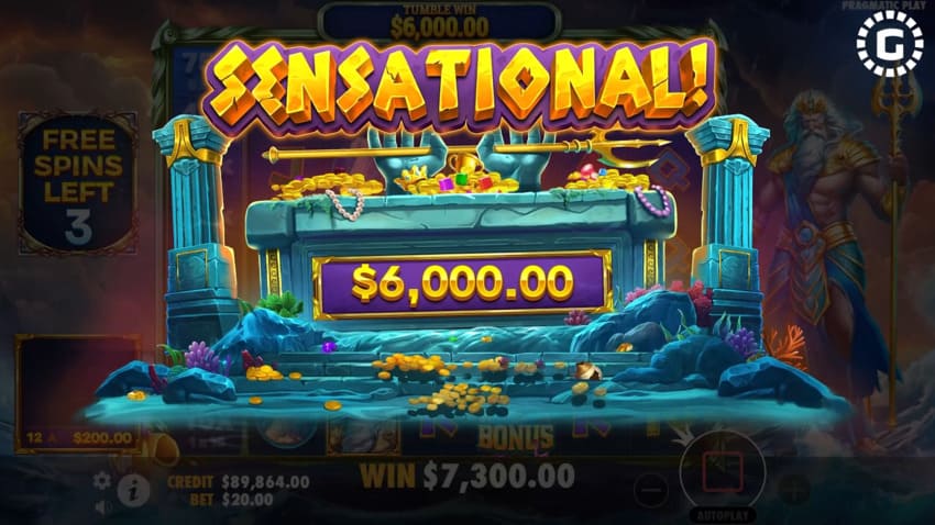 Waves of Poseidon - Big Win