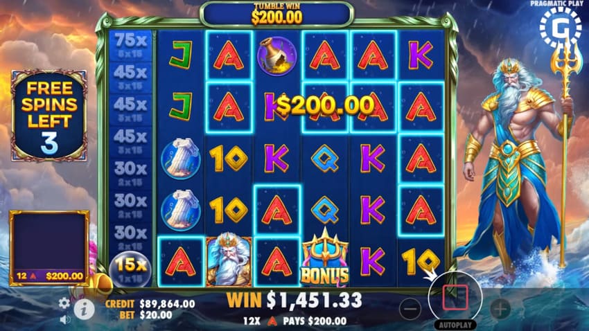 Waves of Poseidon - Free Spins