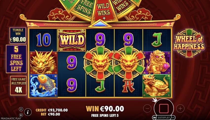 Wheel of Happiness - Free Spins