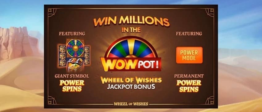 Banner Wheel Of Wishes Slot