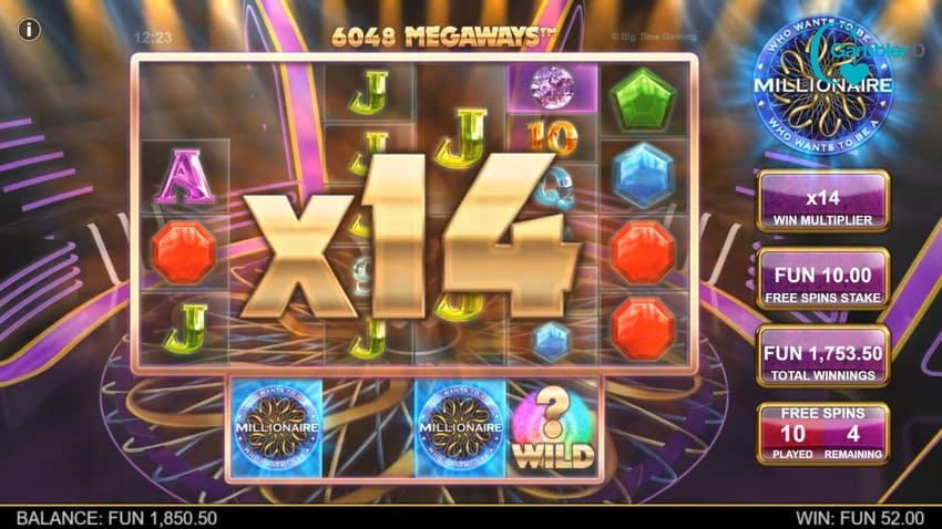 Who Wants To Be A Millionaire Megaways - Free Spins