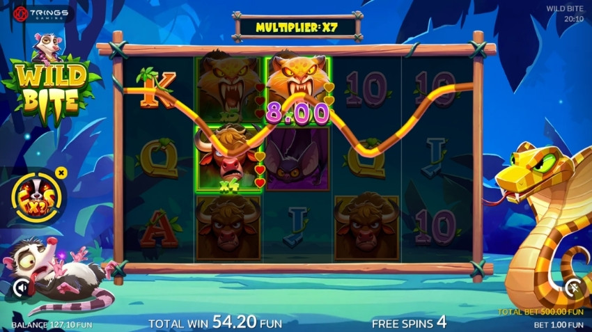 Wild Bite - Free Spins Bonus Round