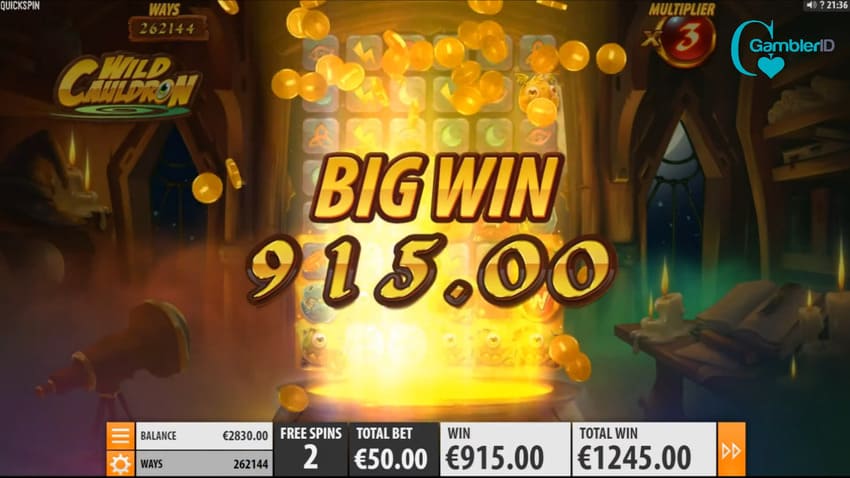 Wild Cauldron - Big Win