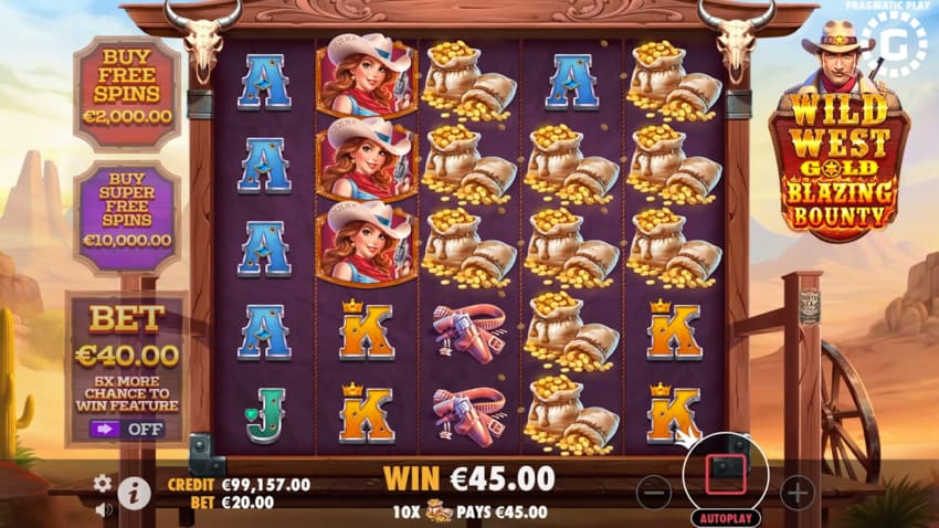 Wild West Gold Blazing Bounty - Base Game