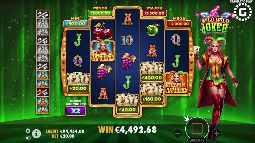 Free Spins (FS) - Wild Wild Joker Slot