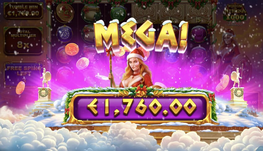 Wisdom of Athena 1000 Xmas - Big Win