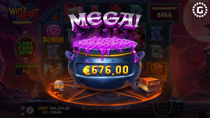 Witch Heart Megaways - Big WIn