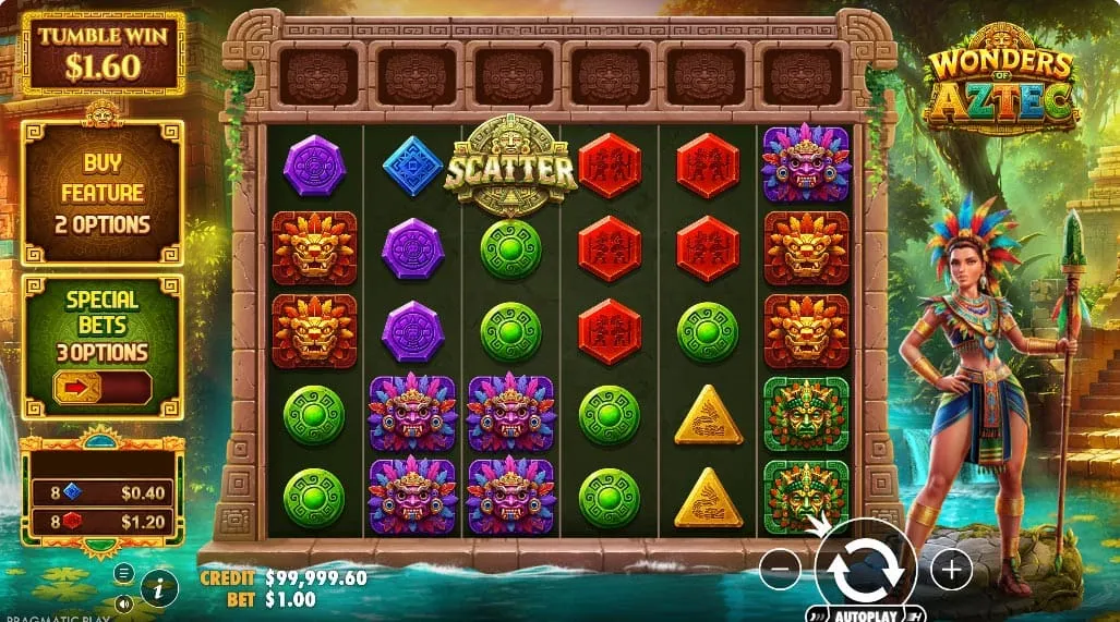Wonders of Aztec Slot - Base Game