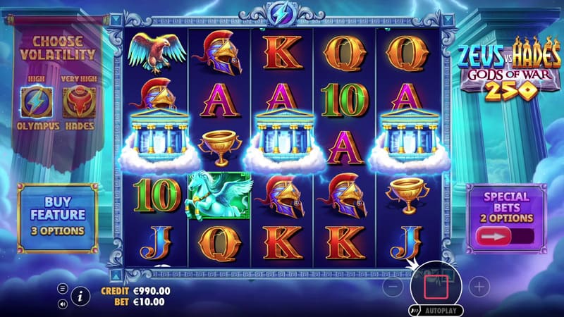 Three Scatter symbols trigger the bonus round