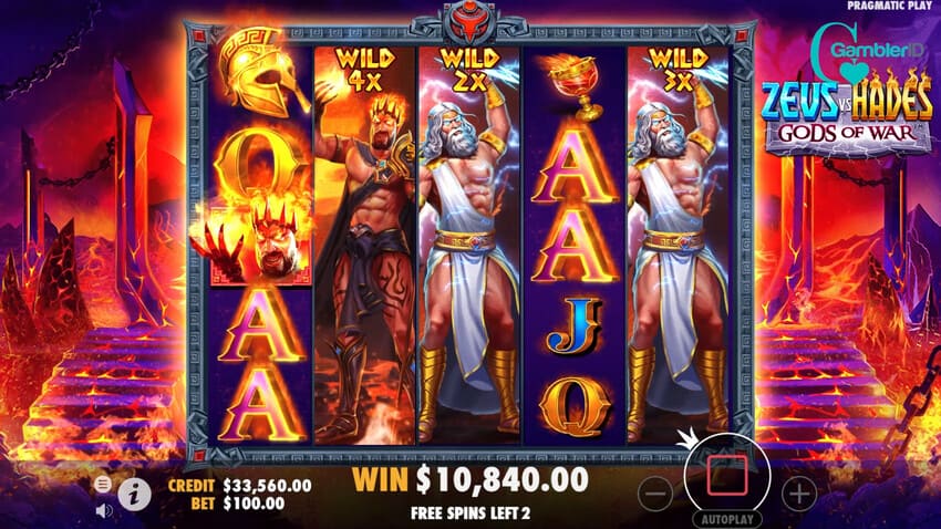 Zeus vs Hades - Gods of War - Free Spins